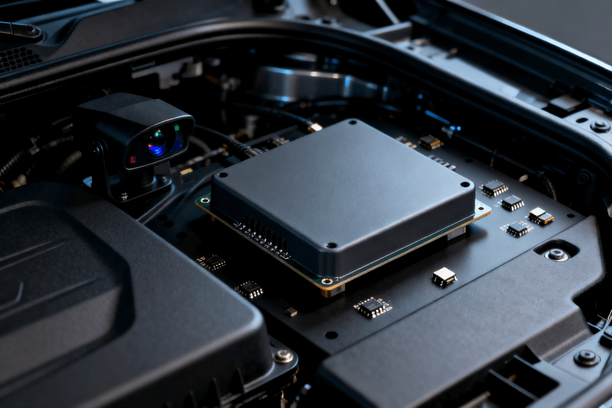 汽车 ADAS 模块中与车载雷达搭配的阻抗控制板特写.png