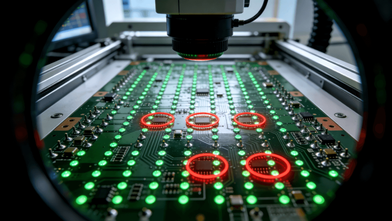 自动光学检测设备视角下的高频电路板焊点质量判定过程，展现全流程质量管控.png