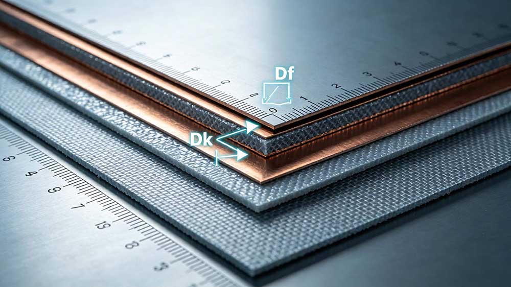 光模块PCB介电常数Dk稳定性,通过微观结构分层图解析高频材料对信号完整性的影响.jpeg